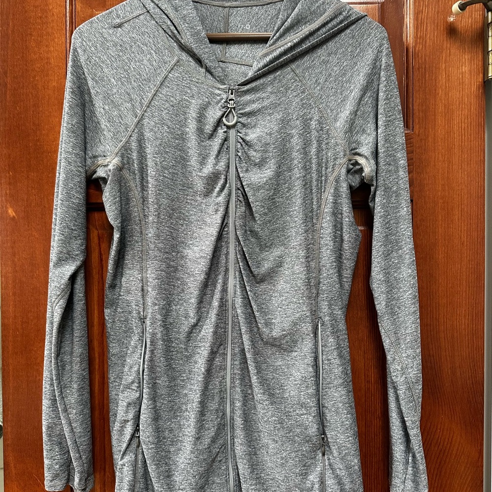 Athleta Gray Women's Zip-Up Hoodie
